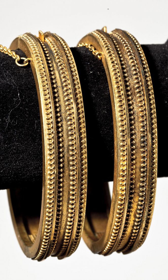 Pair of Victorian Bride's Bangles (1 of 3)