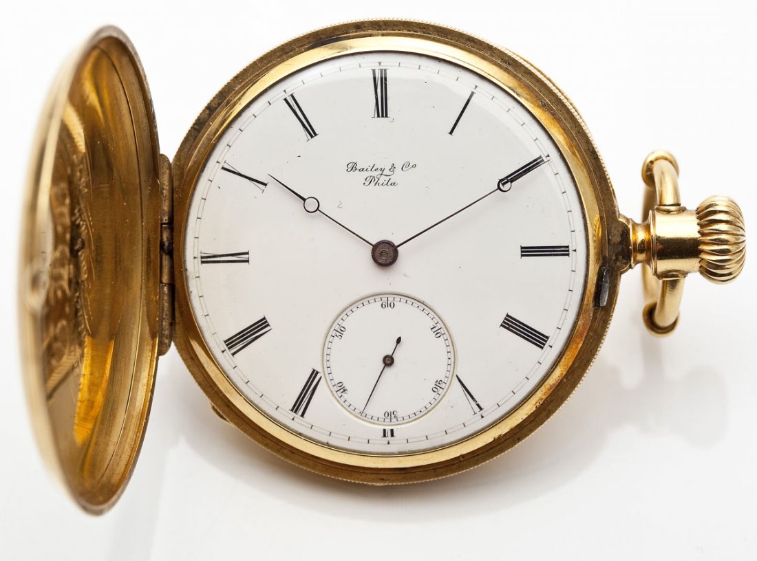18K Patek Philippe & Co. Pocket Watch (1 of 9)