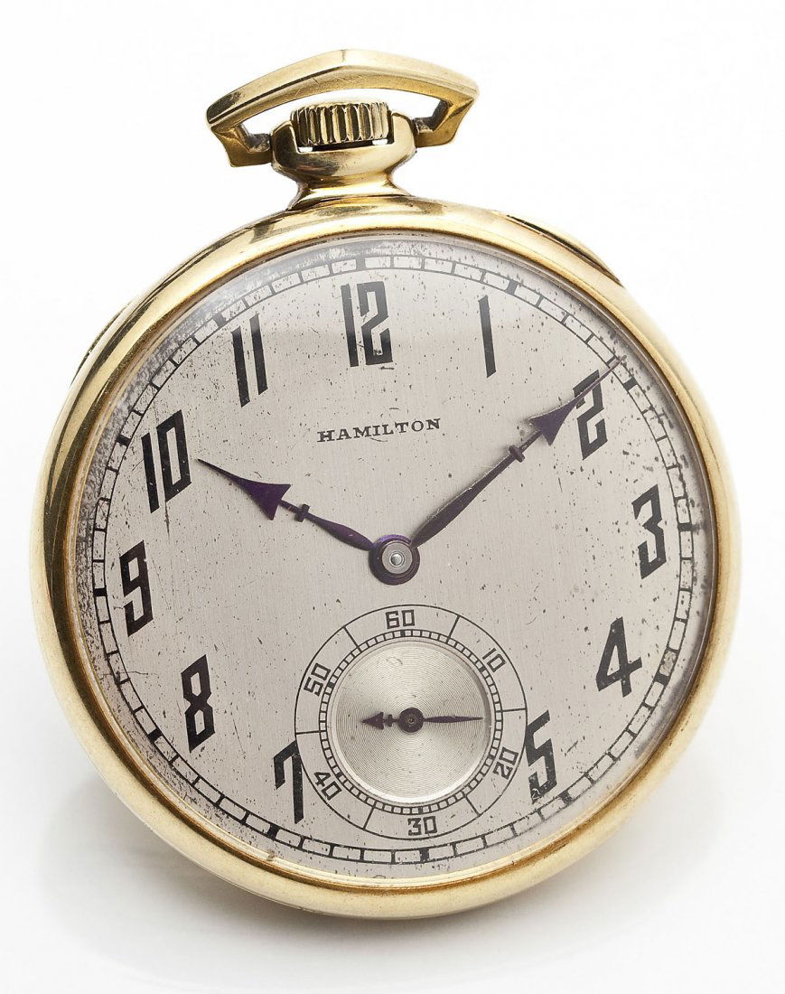 Hamilton 14K 19J Pocket Watch (1 of 5)