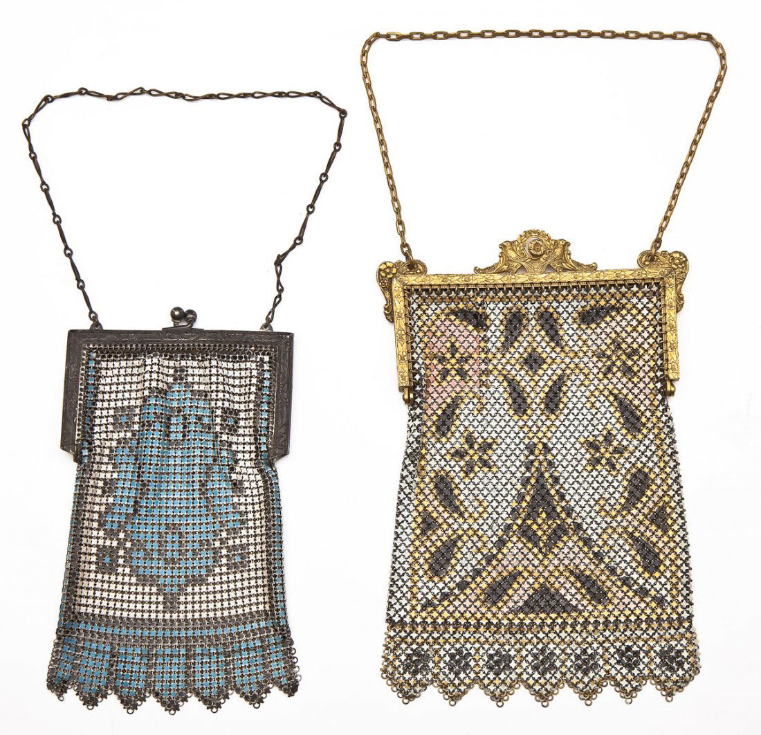2 Enameled Mesh Purses incl Mandalian (1 of 4)