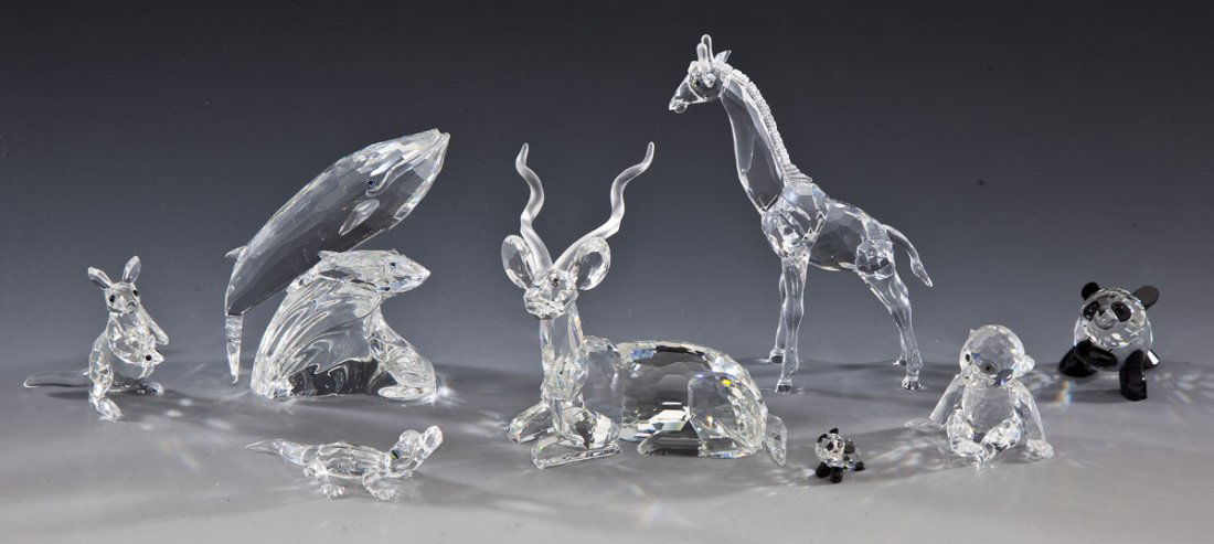 8 Swarovski Wild Animal Figurines (1 of 5)