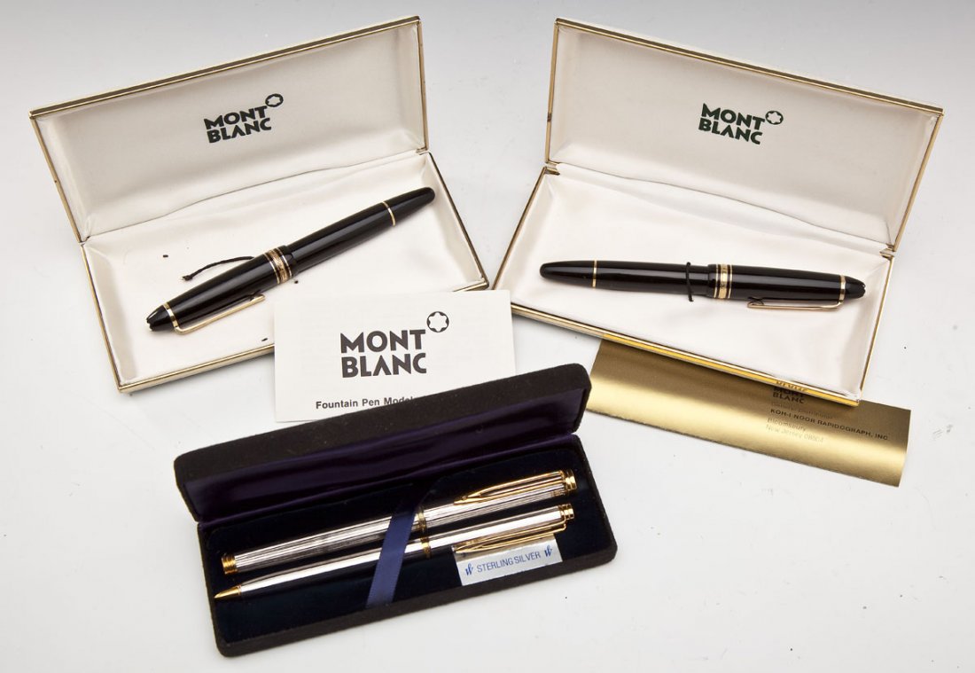 4 Pens incl. Tiffany Waterman & Mont Blanc (1 of 5)