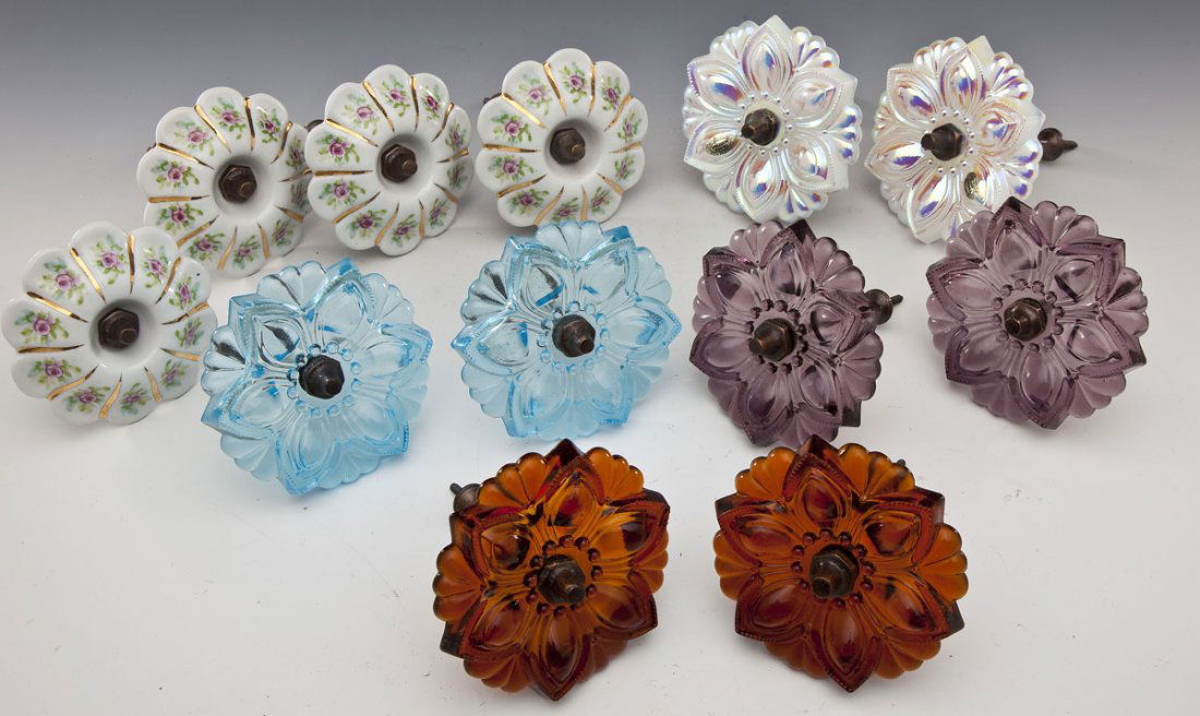 12 Antique Curtain Ties incl. Glass (1 of 5)