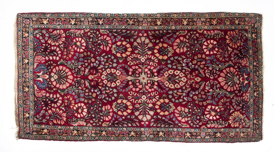 Persian Sarouk Scatter Rug (1 of 4)