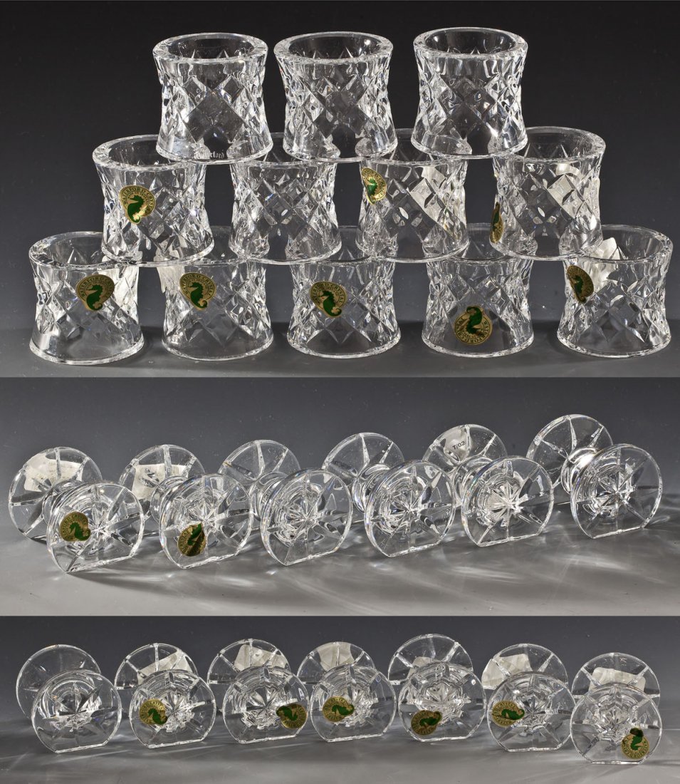 12 Waterford Napkin Rings & 13 Knife Rests (1 of 5)