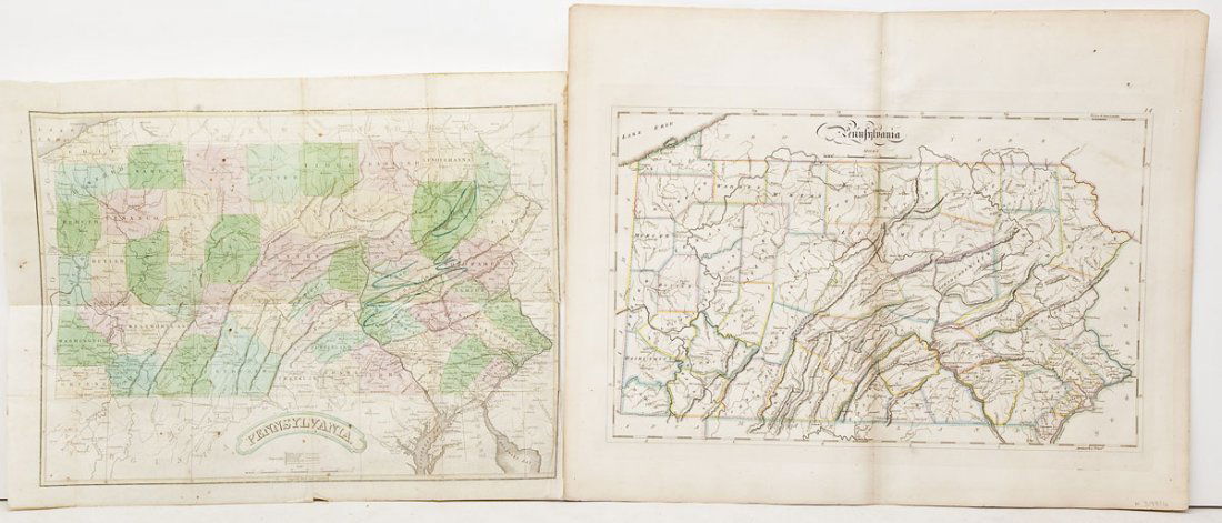 2 Early Maps of Pennsylvania (1 of 5)