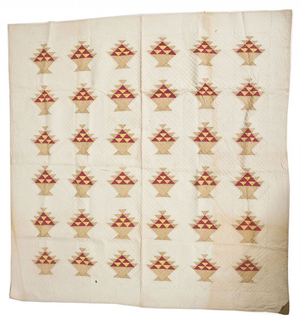 Basket of Flowers Quilt (1 of 3)