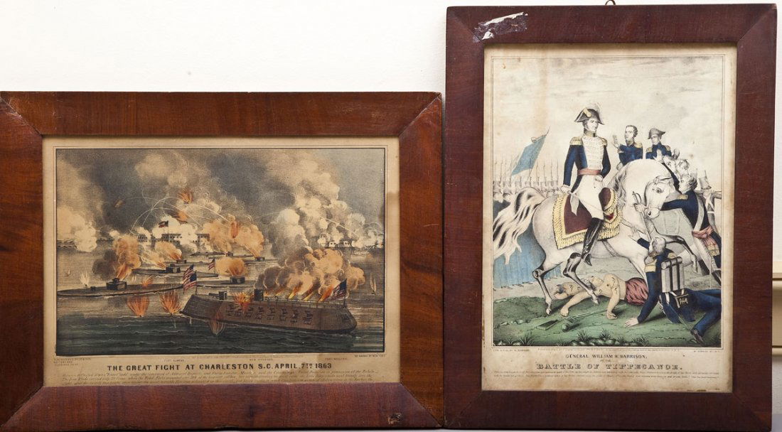 2 Currier & Ives War Lithographs (1 of 7)