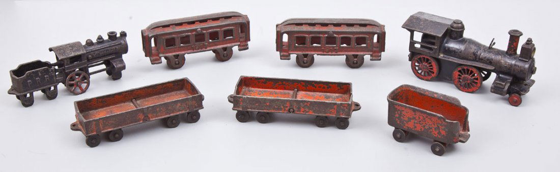 2 Cast Iron Trains (1 of 1)