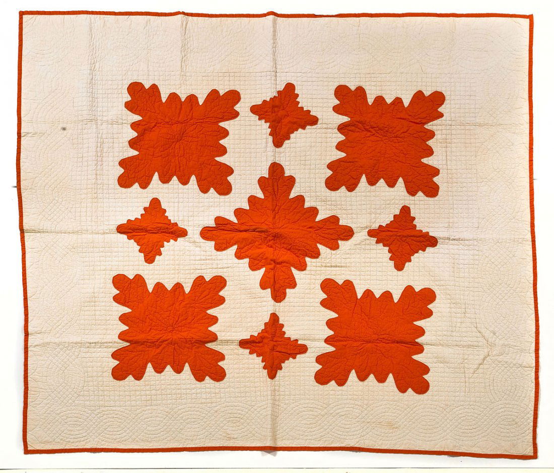 Oak Leaf Variation Pattern Quilt (1 of 2)