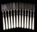 12 George III Sterling Handled Forks Moses Brent