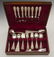 52 Pc Stieff Rose Sterling Flatware Set - 5