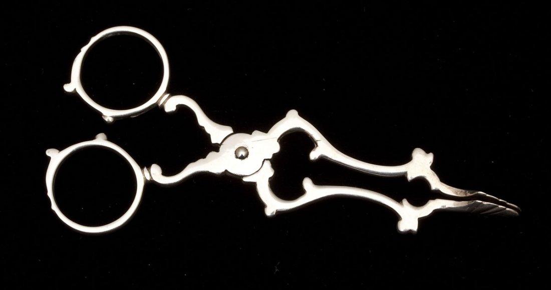 Pair of English Sterling Silver Sugar Nips (1 of 5)