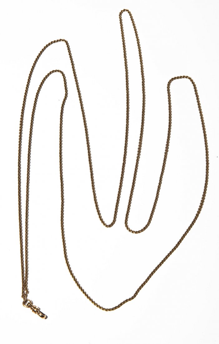 14K Watch Chain & Swivel (1 of 2)