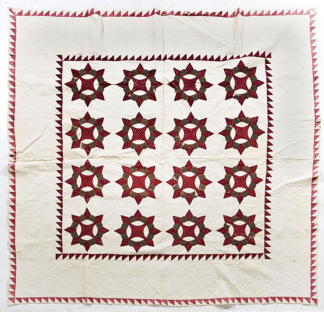 Carpenter's Wheel Pattern Quilt (1 of 7)