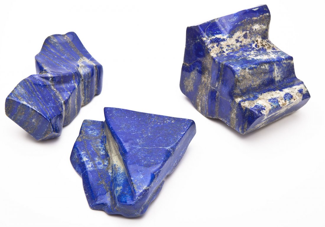 3 Polished Afghani Lapis Lazuli Specimens (1 of 3)