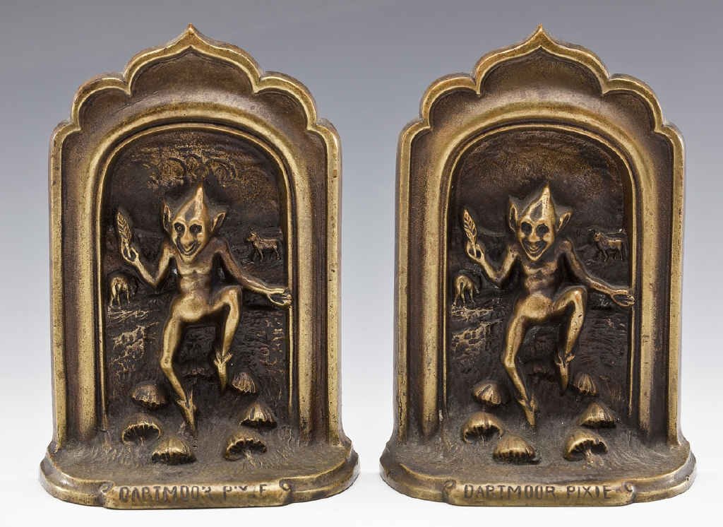 Pair Dartmoor Pixie Bookends (1 of 5)