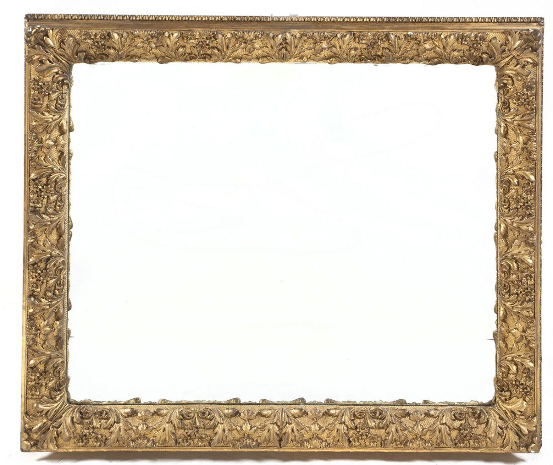 American Rococo Overmantle Mirror (1 of 3)
