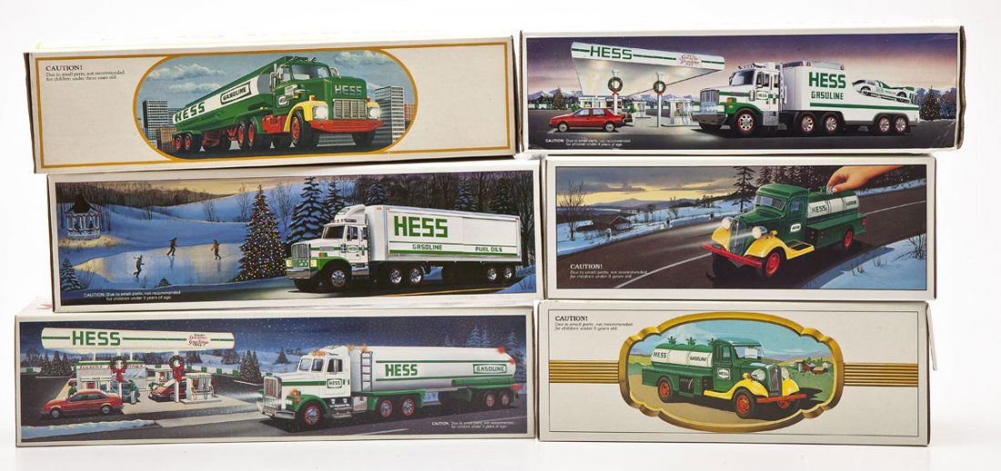 6 1982-1990 Hess Vehicles in Original Boxes (1 of 2)