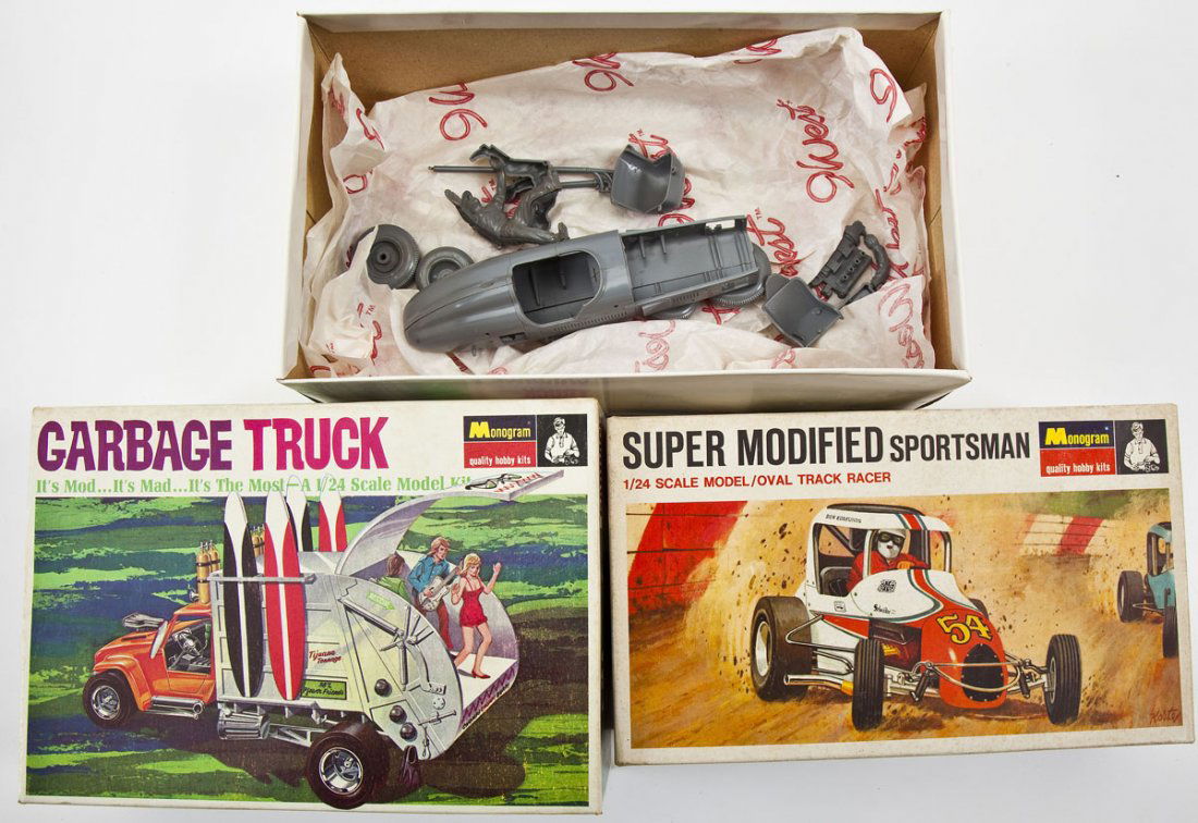 3 Monogram Model Car Kits incl. Sportsman (1 of 3)