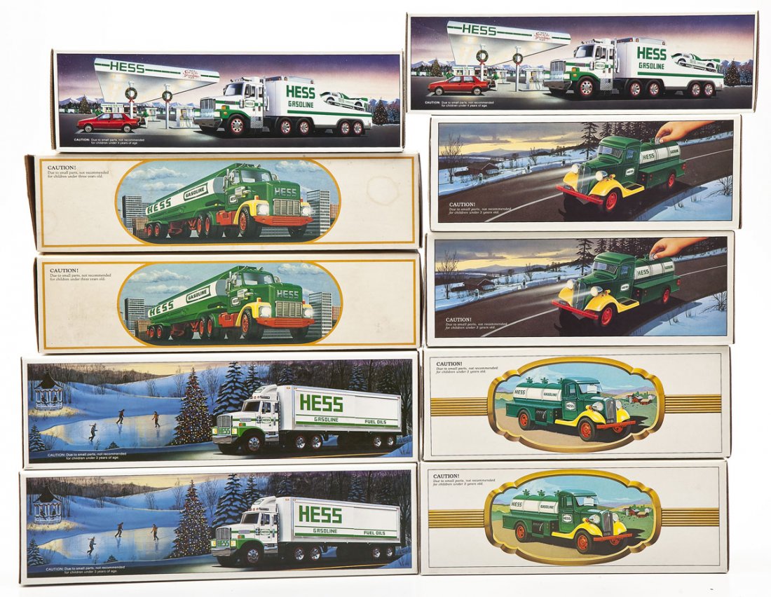 10 1982-1988 Hess Vehicles in Original Boxes (1 of 2)