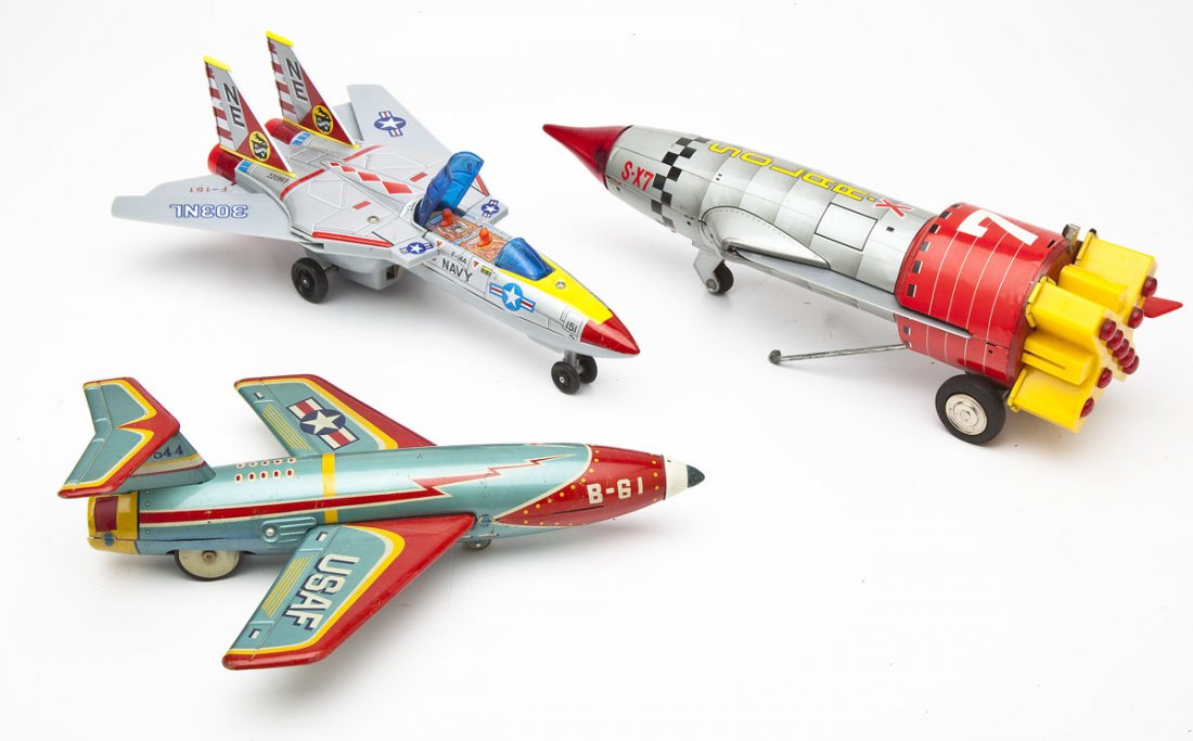 3 Vintage Made in Japan Aircraft Toys (1 of 6)