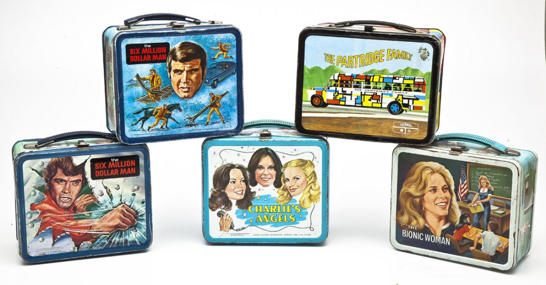 5 Vintage Television Themed Lunch Boxes (1 of 3)