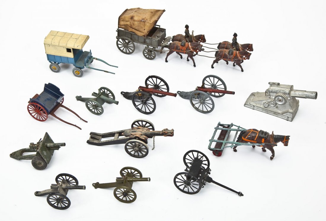 13 Cast Vehicles incl. Carriages & Cannons (1 of 5)