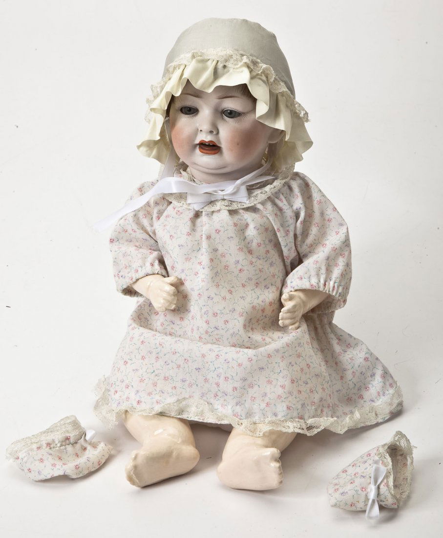 Louis Wolf & Co. Character Doll with Cradle (1 of 7)