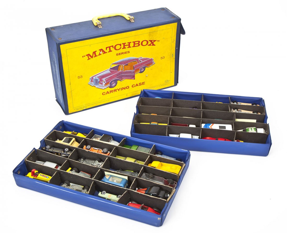 39 Die Cast Cars incl. Lesney & Hot Wheels in Case (1 of 3)