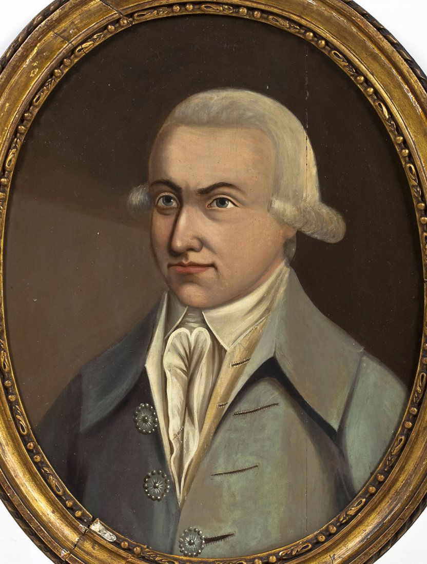 Post-Colonial Folk Art Oil Portrait (1 of 4)