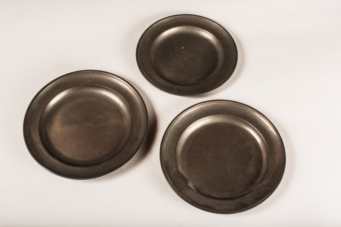 3 Pewter Plates (1 of 4)