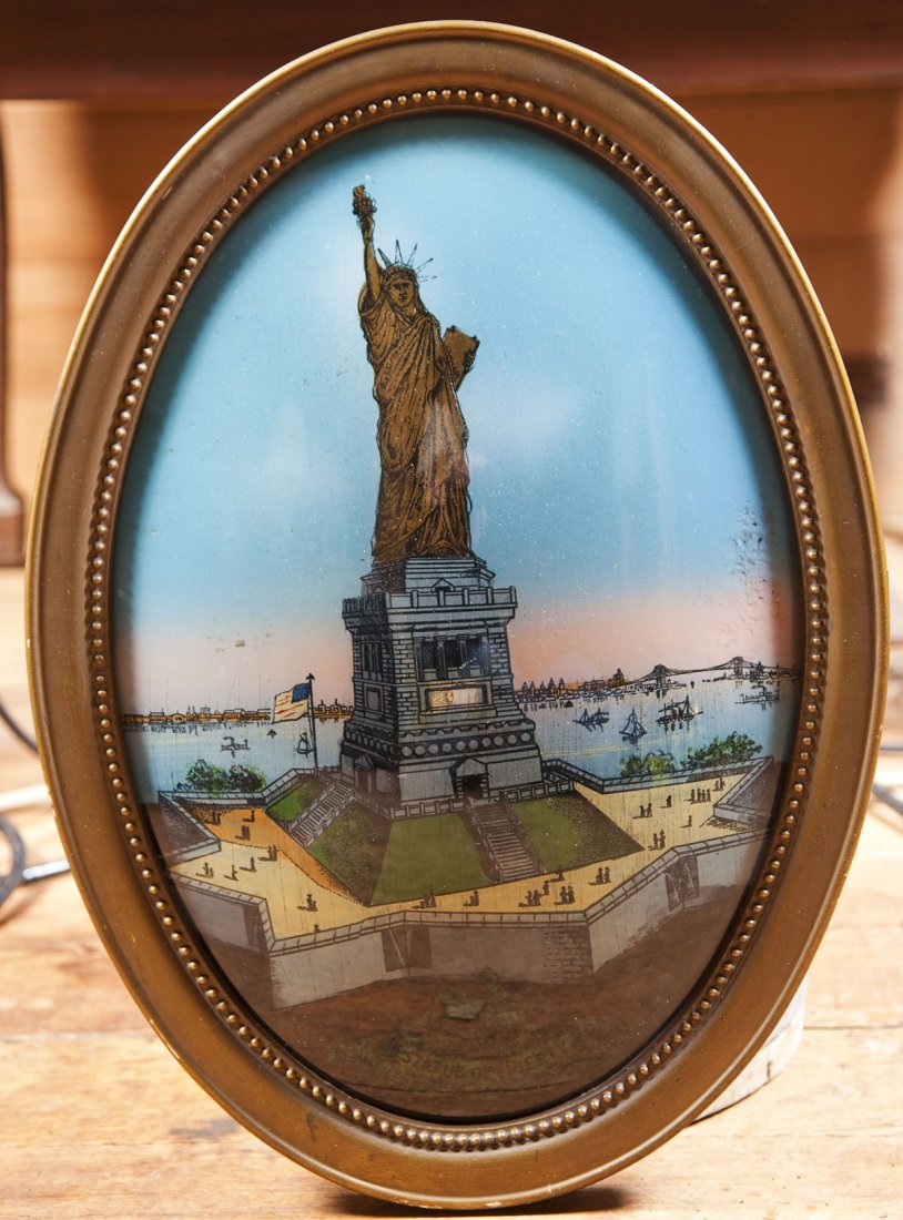 Statue of Liberty Reverse Painted Picture (1 of 1)