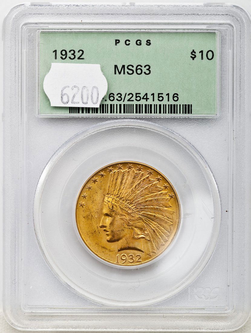 1932 $10 Indian Head Eagle PCGS MS63 (1 of 2)