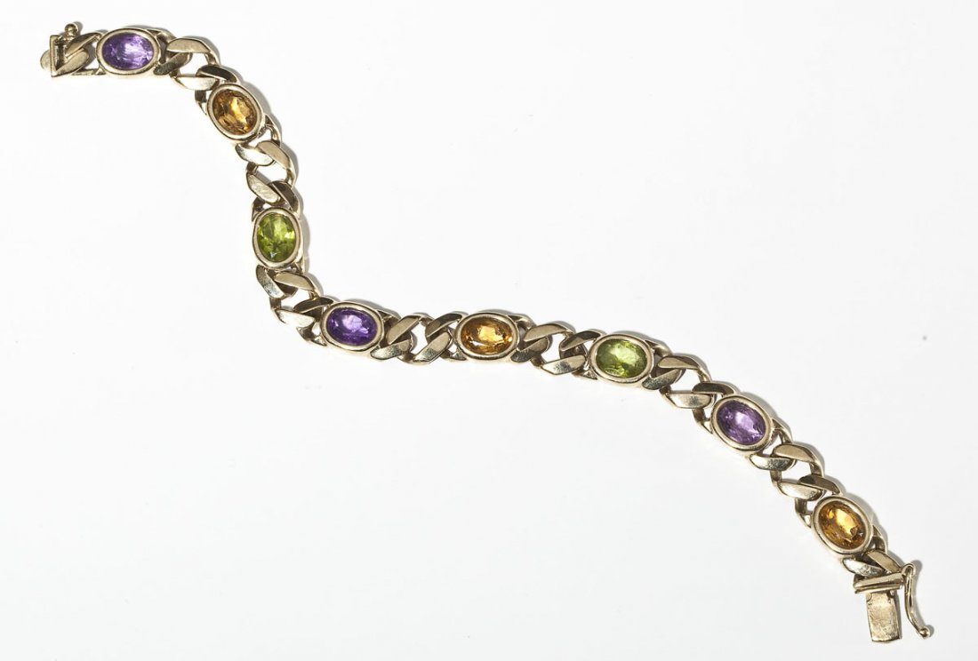 14K & Gemstone Bracelet (1 of 3)