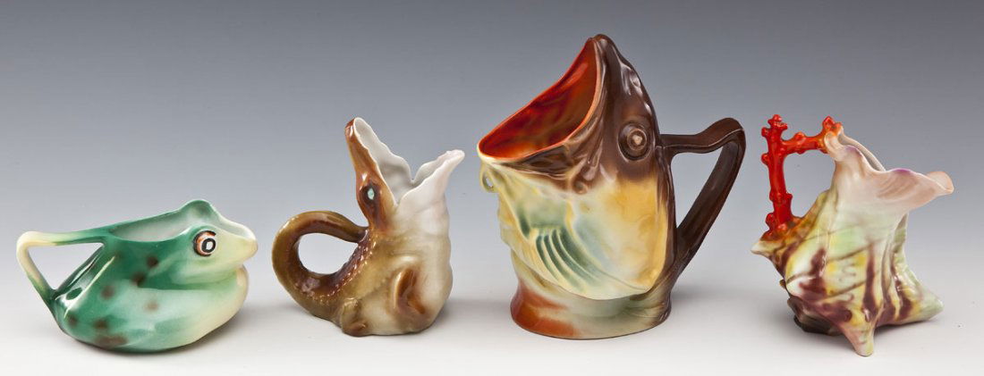 4 Royal Bayreuth Figural Creamers (1 of 3)