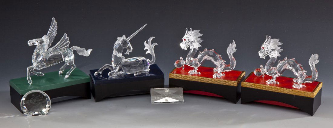 4 Swarovski Collector's Society Mythical Creatures (1 of 4)
