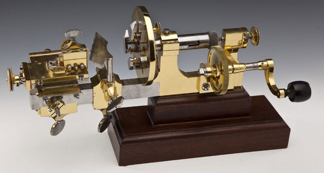 19th C. Clock Maker's Lathe (1 of 4)