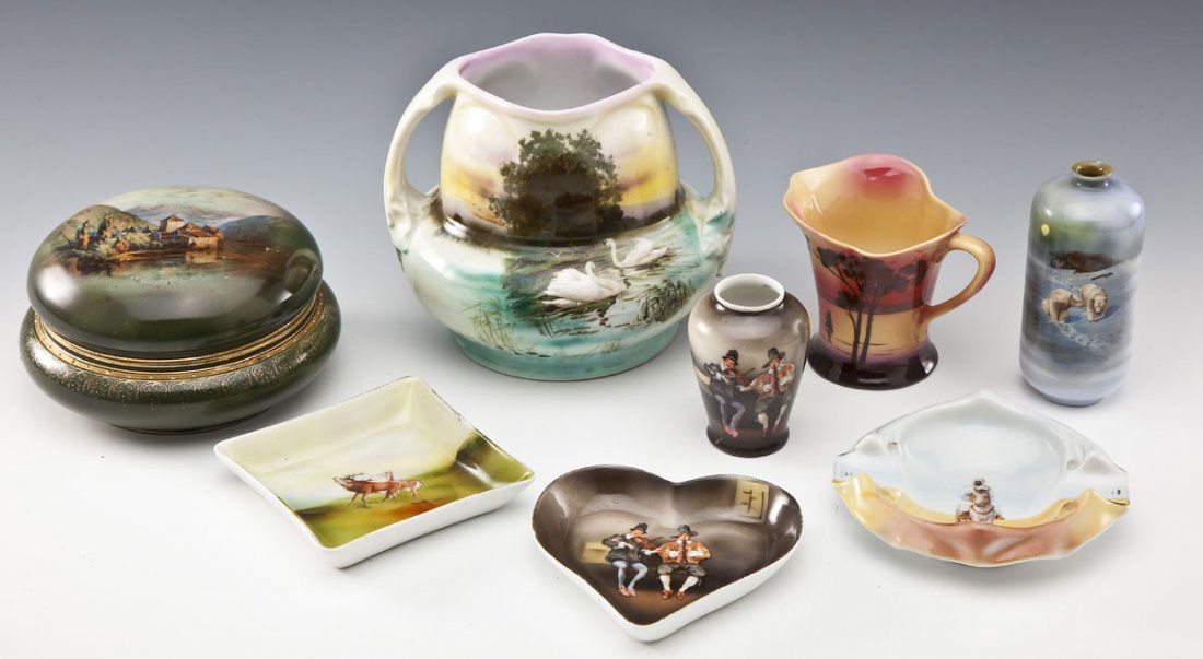 8 Pcs of Royal Bayreuth Scenic Ware (1 of 7)