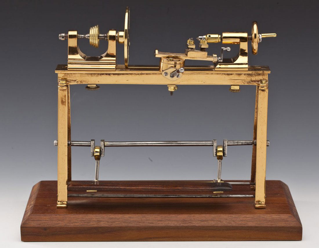 19th C. Clock Maker's Bench Lathe (1 of 6)