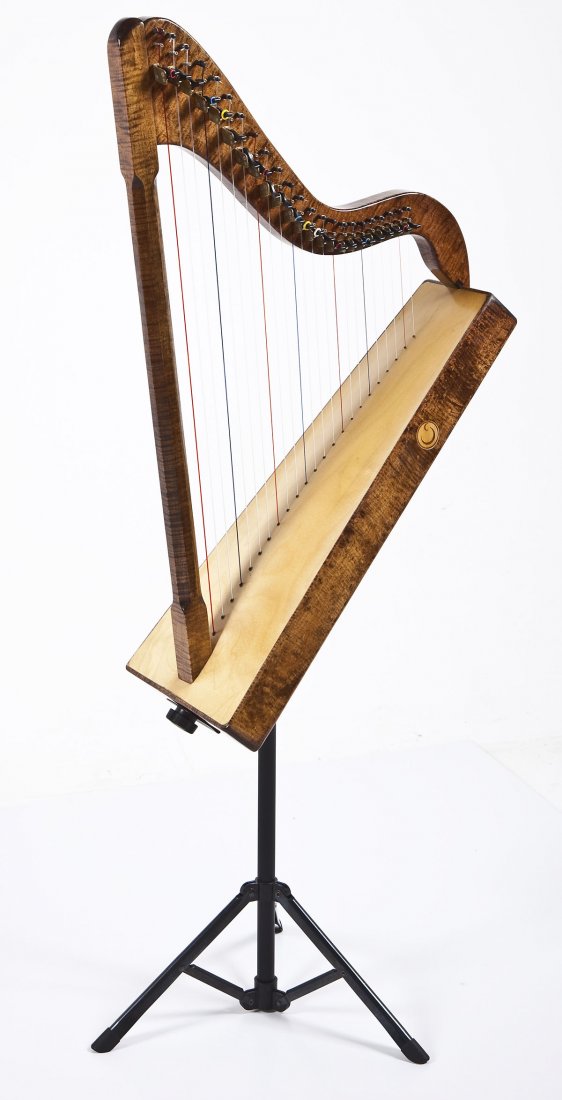 Folk Lap Harp on Stand with Case (1 of 6)