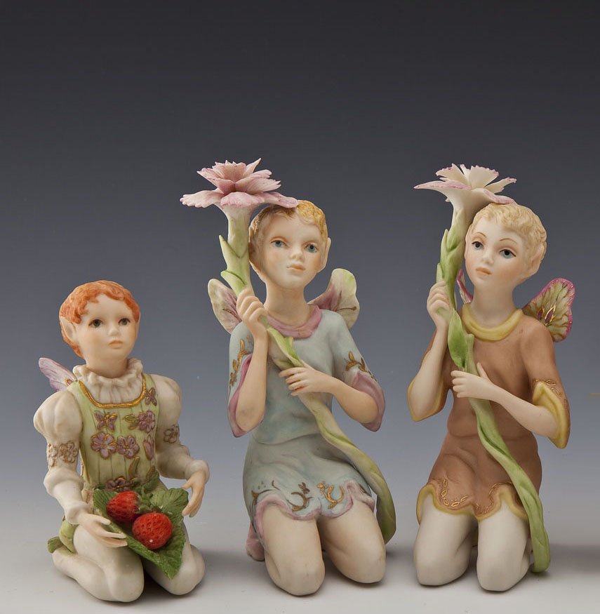 3 Cybis Figurines incl. 2 Carnation Boys (1 of 4)