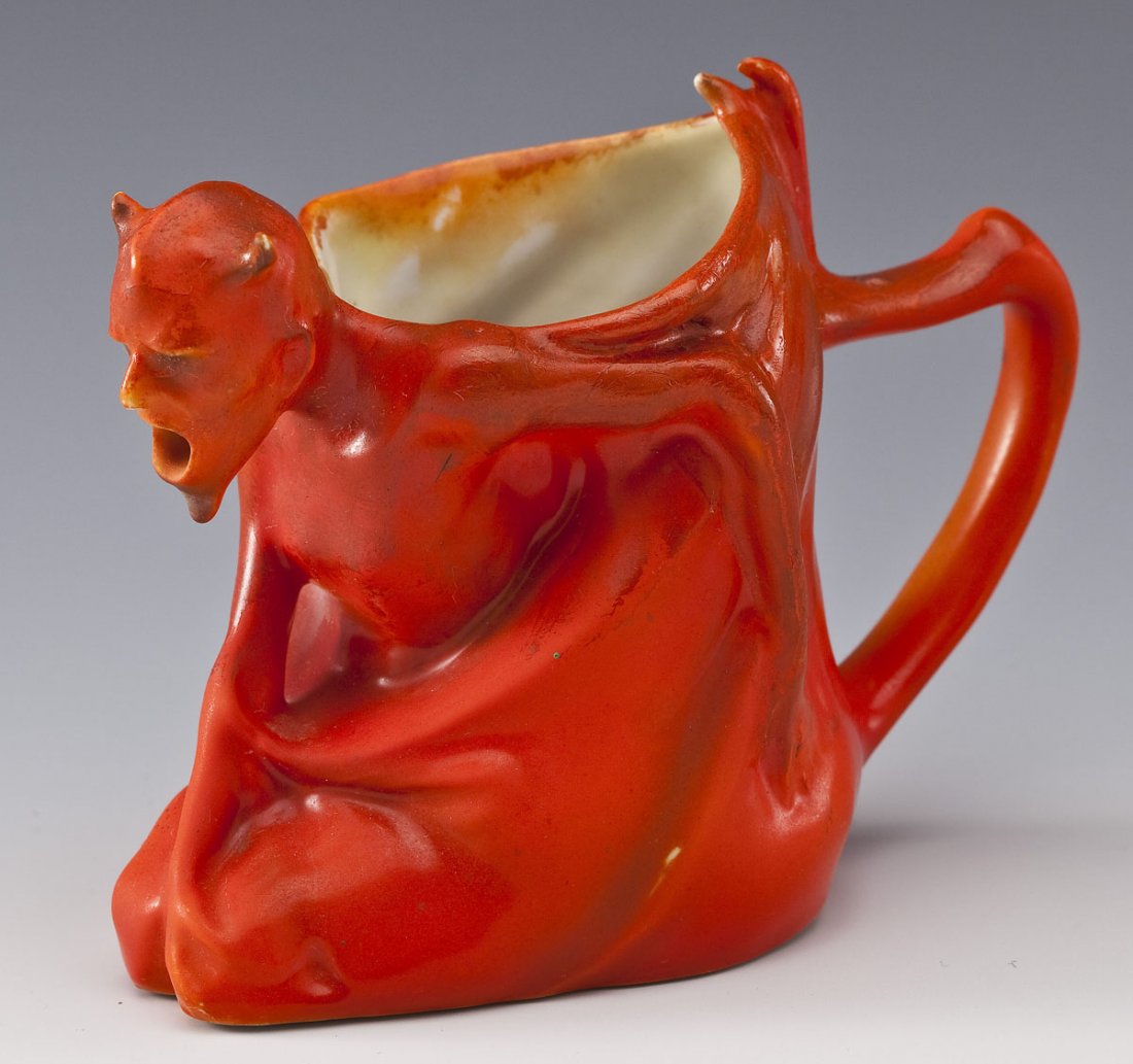 Royal Bayreuth Devil Creamer (1 of 3)