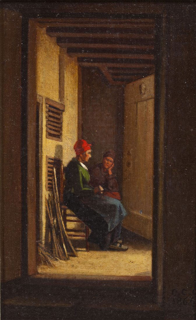 Continental School 1864 Painting (1 of 4)