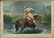 Currier & Ives Lithograph "The Trappers Last Shot"