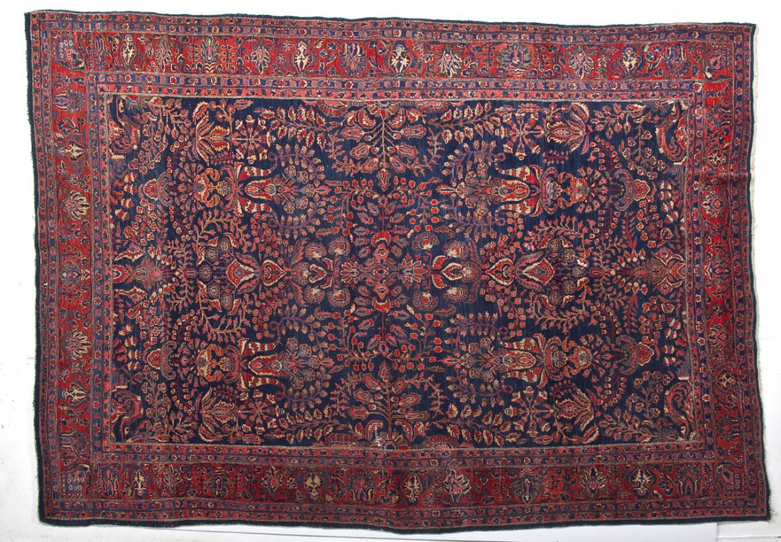 Semi-Antique Persian Sarouk Room Size Rug (1 of 3)