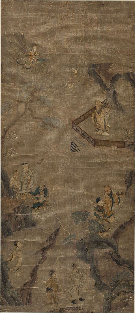 Chinese Embroidery on Silk of Folktales (1 of 5)
