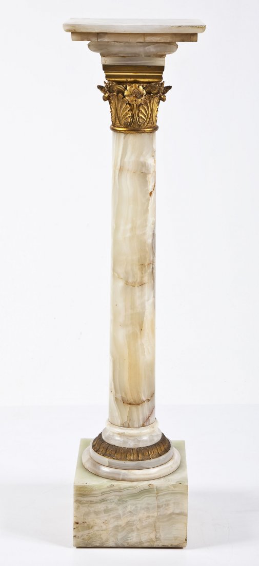 Onyx Corinthian Column Pedestal (1 of 10)