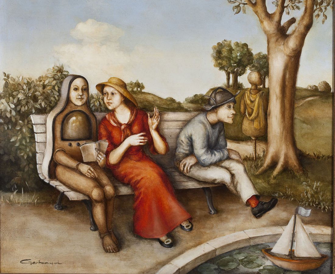 Gerbaud Continental School Oil on Canvas (1 of 5)