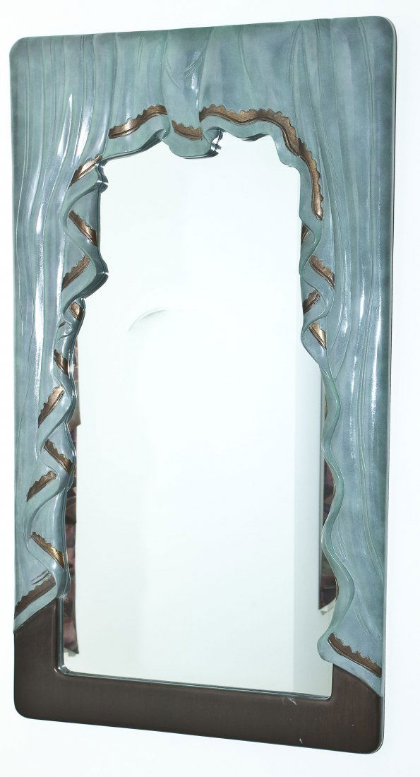 Modern Drape Frame Mirror (1 of 2)